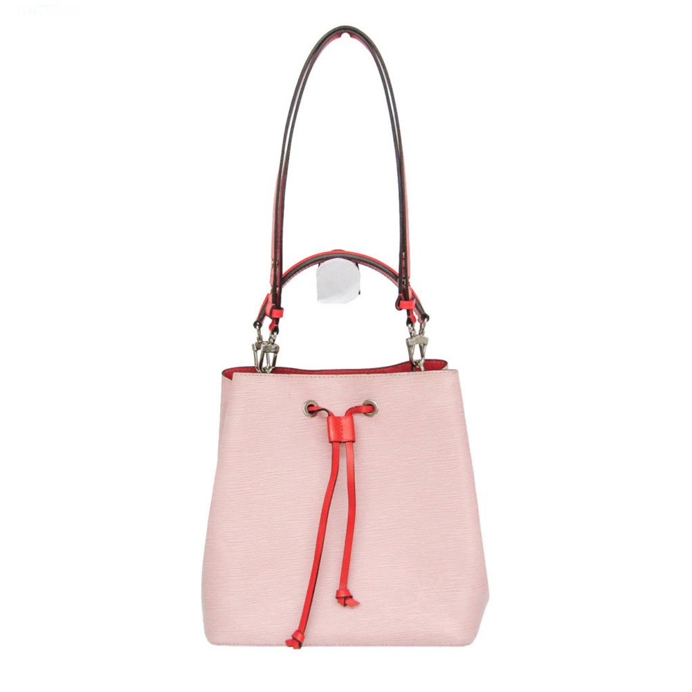 Louis Vuitton Epi Neonoe M54370 Women's Handbag,Shoulder Bag Red Color,Rose B...